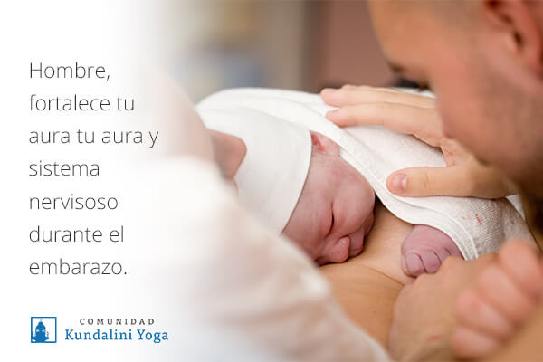 Padre protegiendo a la familia con su aura