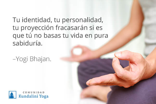 frase de yogi bhajan sobre la sabiduría