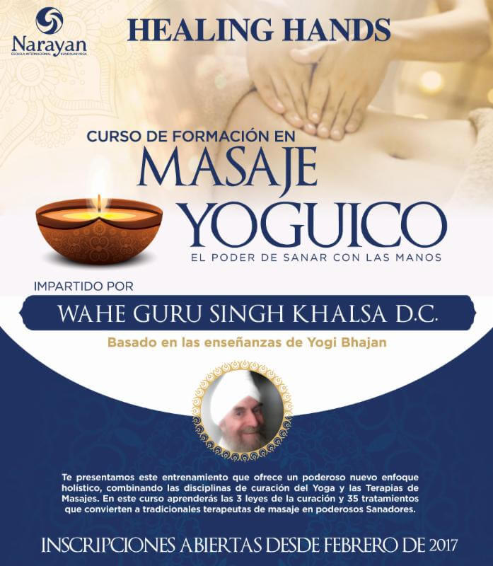 curso masaje healing hands