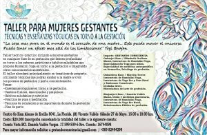 taller para mujeres gestantes
