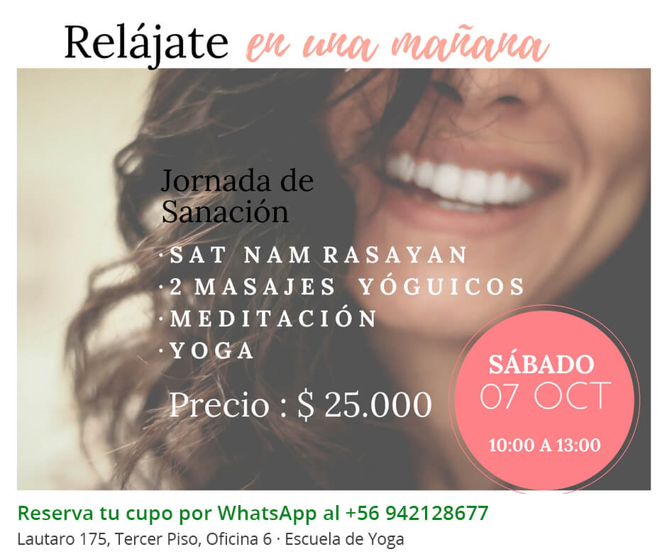afiche segunda jornada de sanacion